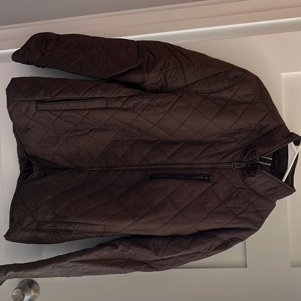 Cole Haan Brown Lightweight Shirt Jacket